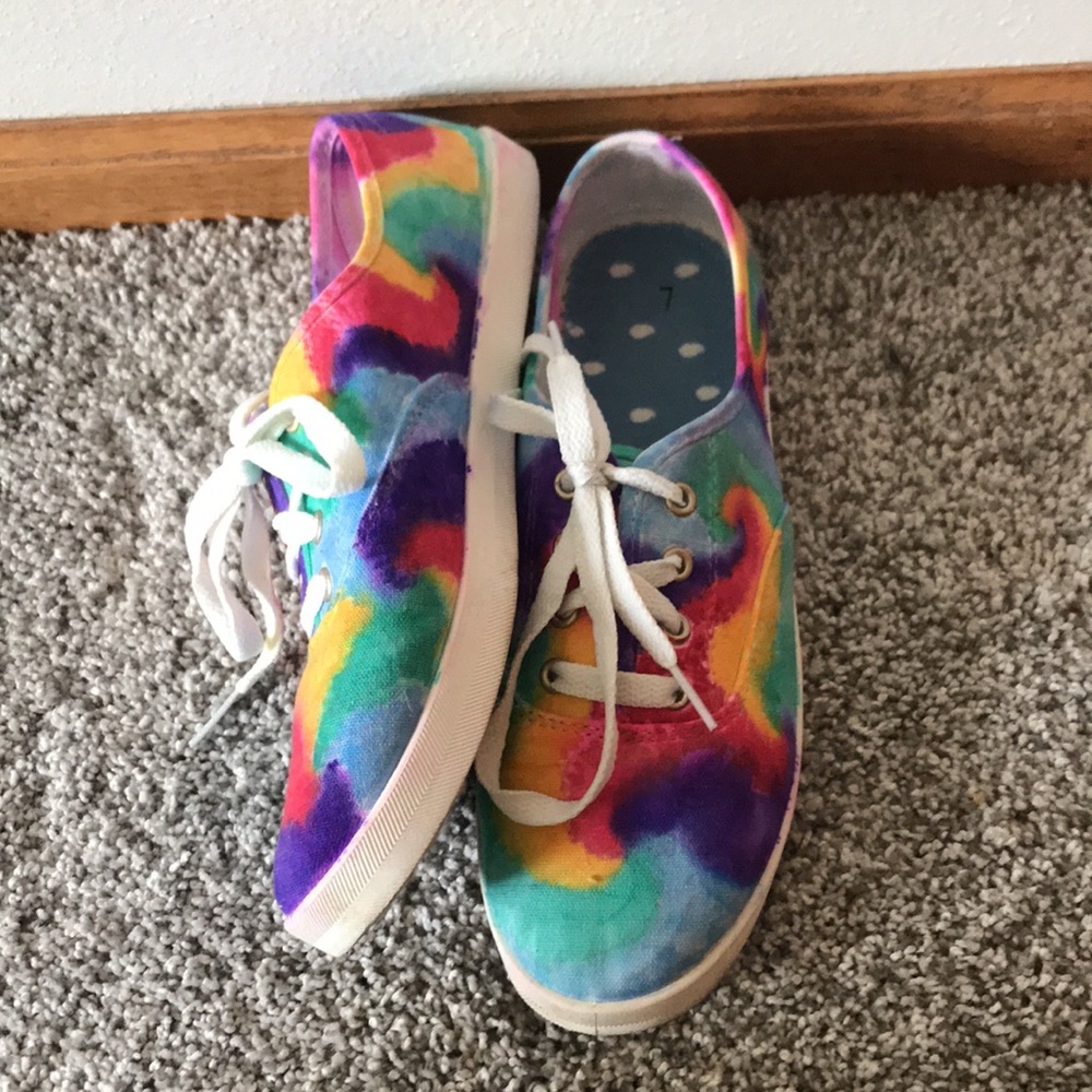 Custom tiedye sneakers